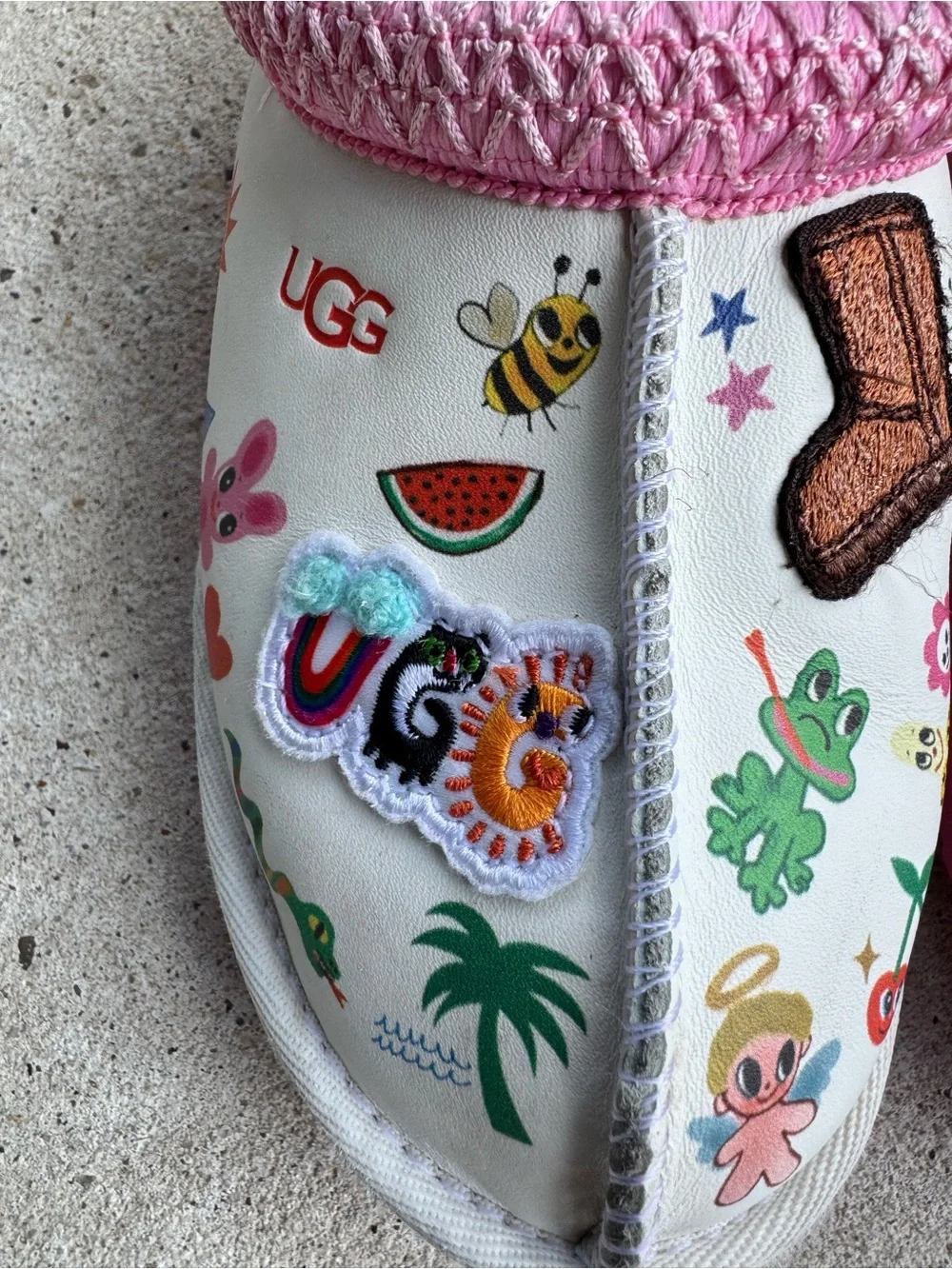 UGG Tazz pink Sketch shoes Humberto Cruz,‎ Size 13